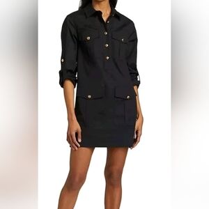 Veronica Beard Navy Saude Cargo Dress New Size 8
